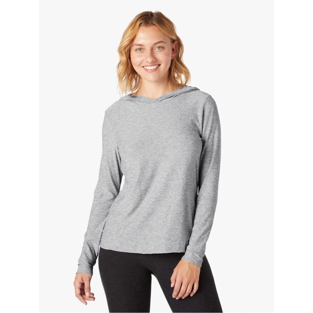 Beyond Yoga Day & Night Hoodie | Silver Mist | Small